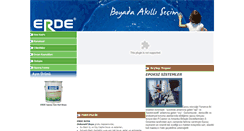 Desktop Screenshot of erde.com.tr